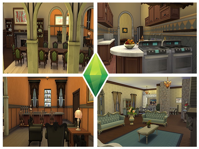 Sims 4 Great Old Building by M13 at Sims Fans