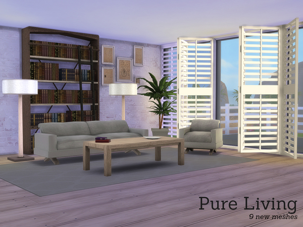 Sims 4 Pure Living byPure Living at TSR