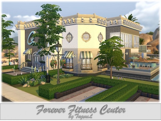 Sims 4 Forever Fitness Center by TugmeL at TSR