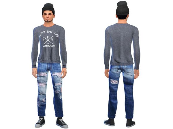 Sims 4 Cool boys casual outfit by simsoertchen at TSR
