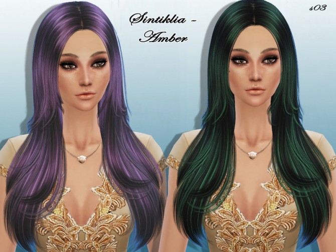 Sims 4 Hair s03 Amber at Sintiklia Sims