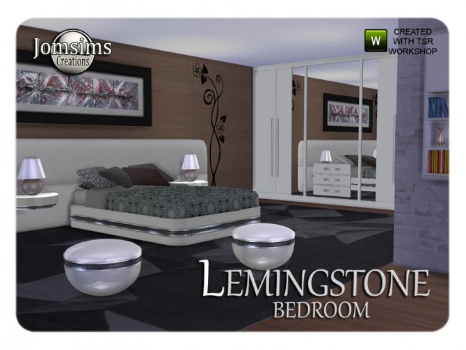 Sims 4 Lemingstone bedroom by JomSims at TSR