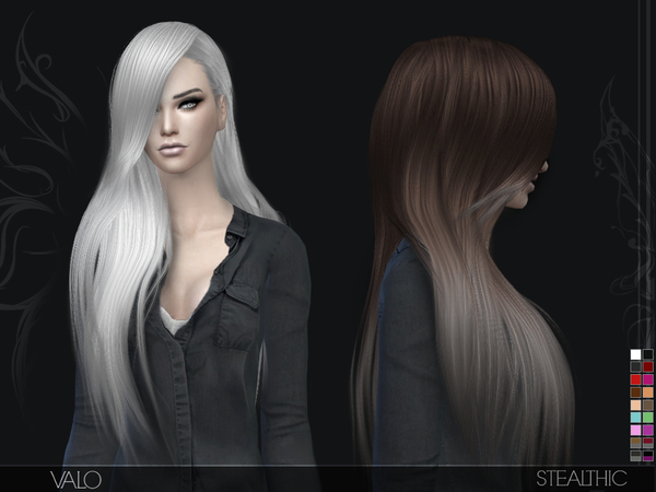 Sims 4 Valo Hair by Stealthic at TSR