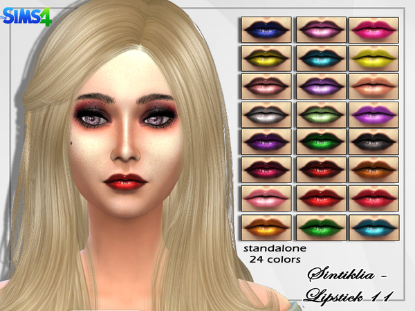 Sims 4 Lipstick 11 by Sintiklia at TSR