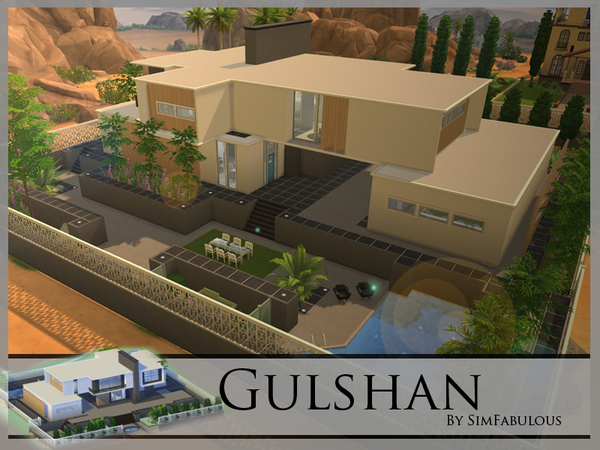 Sims 4 Gulshan house by SimFabulous at TSR