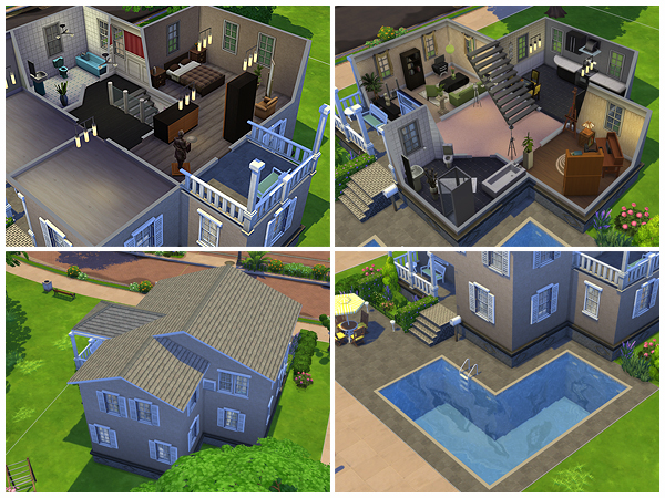 Sims 4 Family home by zuckerhase at Akisima
