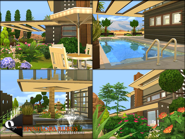 Sims 4 Spinflora Rubus house by Onyxium at TSR