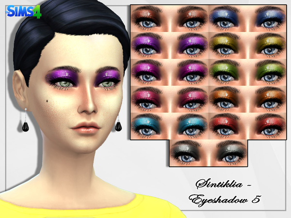 Sims 4 Eyeshadow 5 by Sintiklia at TSR