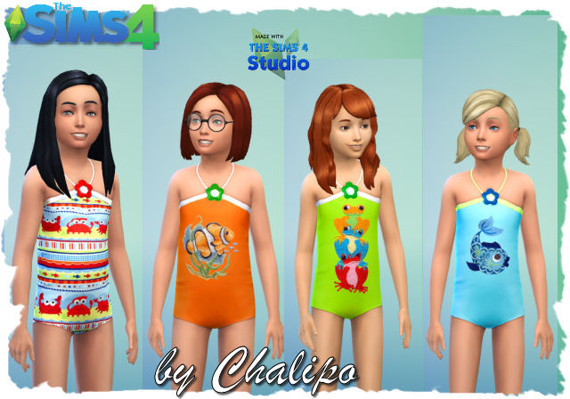 Sims 4 Swimsuits by Chalipo at All 4 Sims