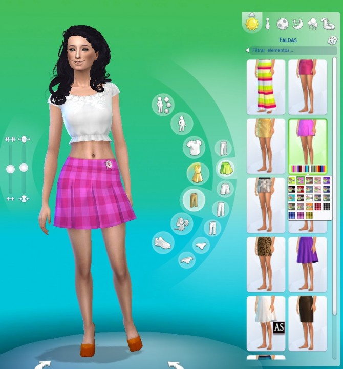 Sims 4 Pleated Skirts by Eluney at Mod The Sims