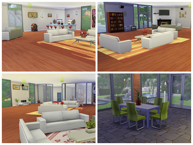 Sims 4 Red Passion Villa by Sim4Fun at Sims Fans