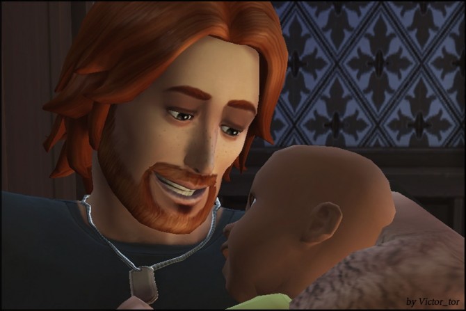 Sims 4 Dad beard by Victor tor at Mod The Sims