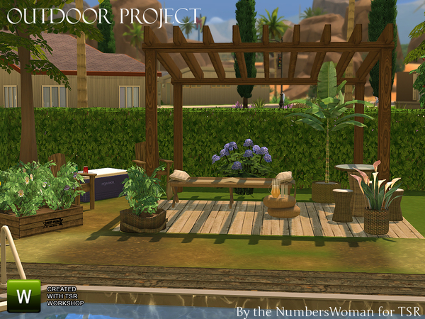 Sims 4 Outdoor Project by TheNumbersWoman at TSR