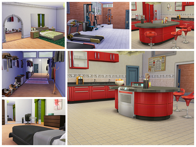 Sims 4 Red Passion Villa by Sim4Fun at Sims Fans