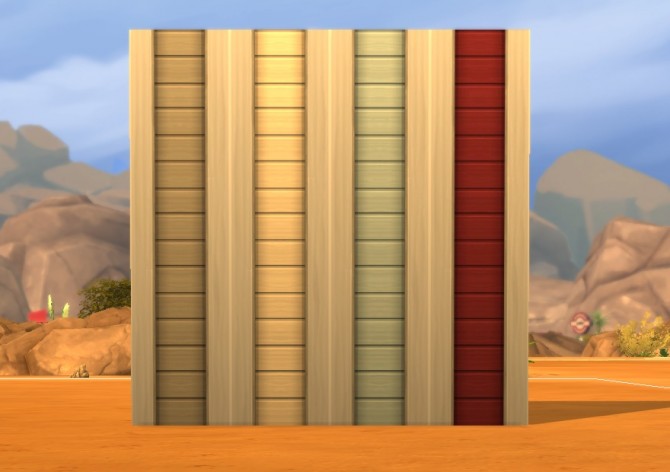 Sims 4 Clapboard Crush Add On: Left/Right Edge by plasticbox at Mod The Sims