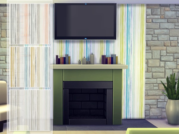 Sims 4 Zing walls by Odey92 at TSR