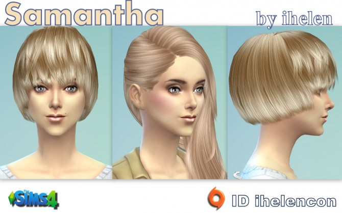 Sims 4 Samantha by ihelen at ihelensims