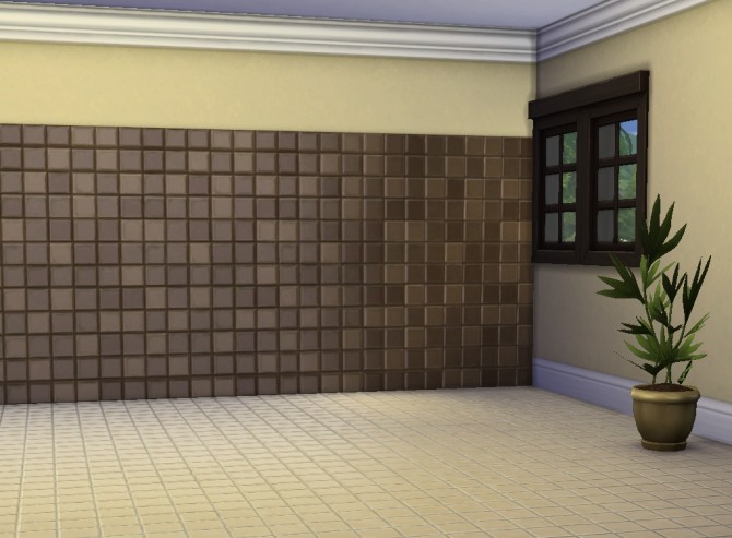 Sims 4 Basic Standard Add On: Trim and Tile 03 by plasticbox at Mod The Sims