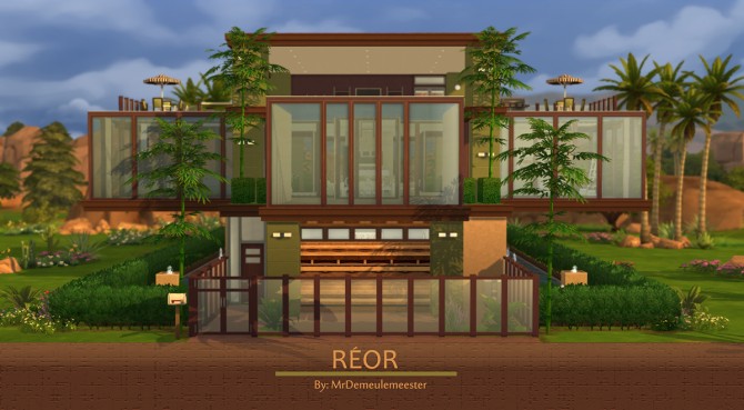 Sims 4 Reor house by MrDemeulemeester at Mod The Sims