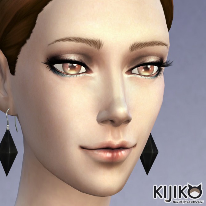 Sims 4 3D lashes curly edition at Kijiko