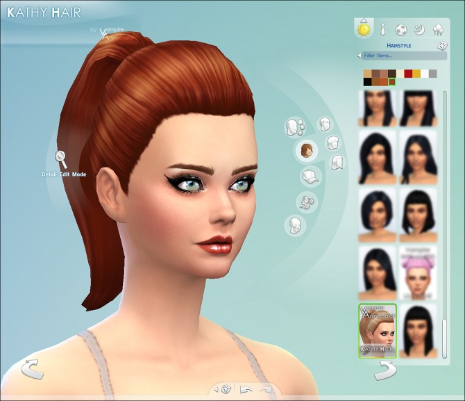 Sims 4 Kathy Hair by Vampire aninyosaloh at Mod The Sims