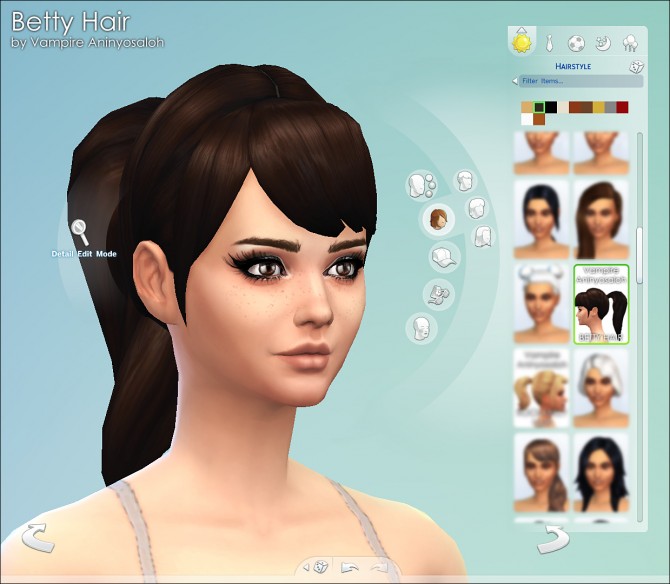 Betty Hair New Mesh By Vampireaninyosaloh At Mod The Sims Sims 4 Updates