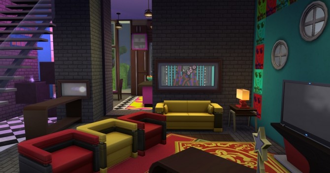 Sims 4 Rock n Roll House at Bry’s Creations