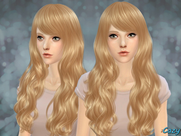 Sims 4 Sorrow hair conversion by Cazy at TSR