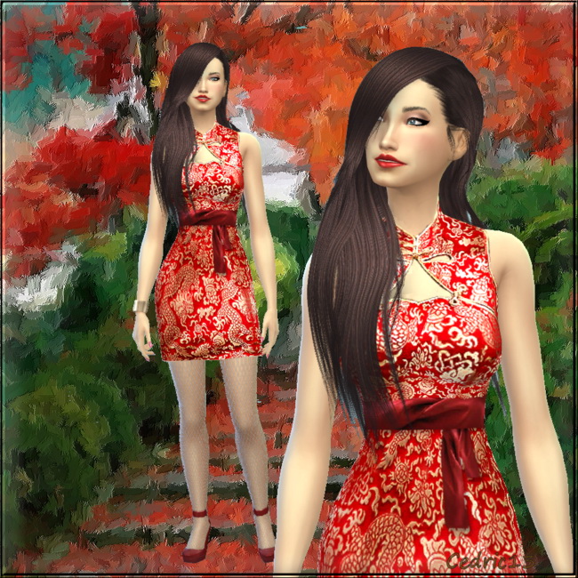 Sims 4 Mitsouko Chang by Cedric13 at L’univers de Nicole
