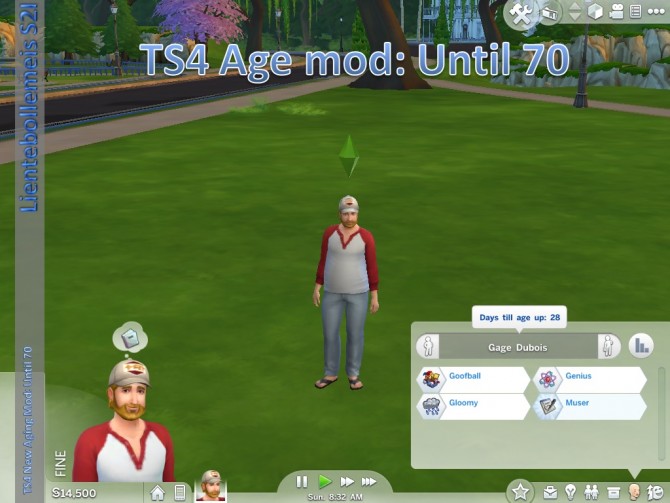 how to reverse aging on sims 4