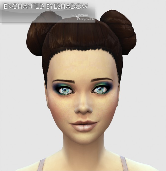 Sims 4 Enchanted Eyeshadow 5 colors by Vampire aninyosaloh at Mod The Sims