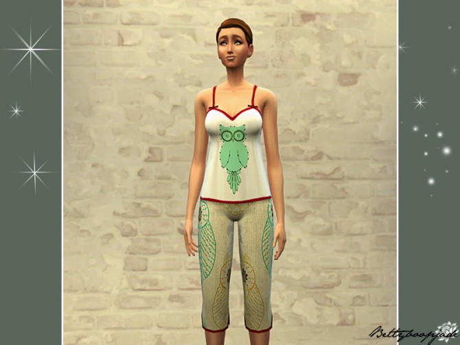 Sims 4 MIGNONS PYJAMAS by Bettyboopjade at Sims Artists