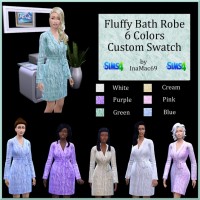 Fluffy Bath Robe by InaMac69 at Simtech Sims4