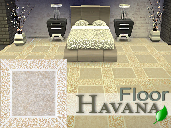 Sims 4 Havana Stone Floor 1 by Pinkzombiecupcake at TSR