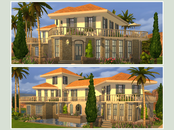 Sims 4 Sevilla house by philo at TSR
