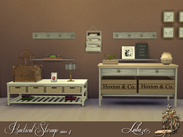 Sims 4 Practical Storage set by Lulu265 at TSR