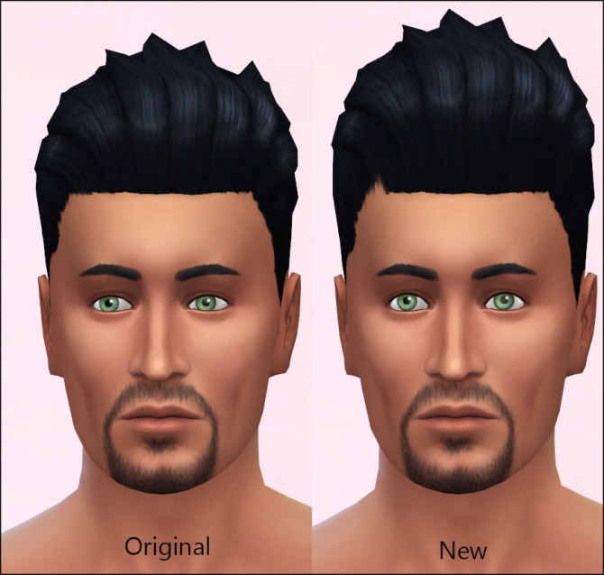 Sims 4 Male Spikey hair Taller by Julie J at Mod The Sims