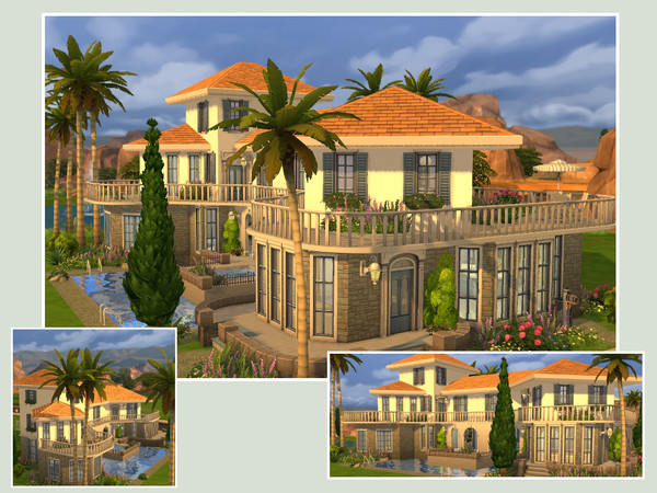 Sims 4 Sevilla house by philo at TSR