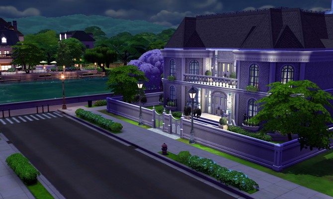 Sims 4 Blue Blood house by ihelen at ihelensims