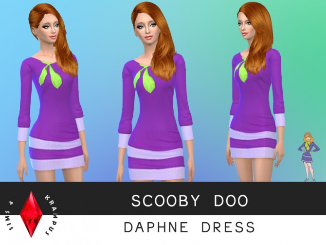 Sims 4 Daphne dress at Sims 4 Krampus