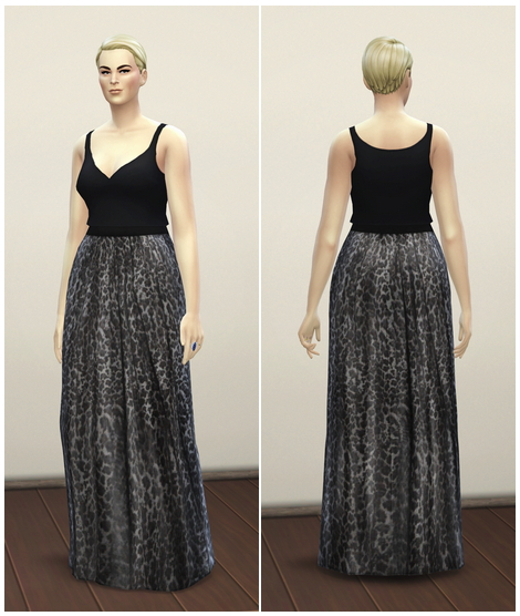 Sims 4 Designer skirt at Rusty Nail