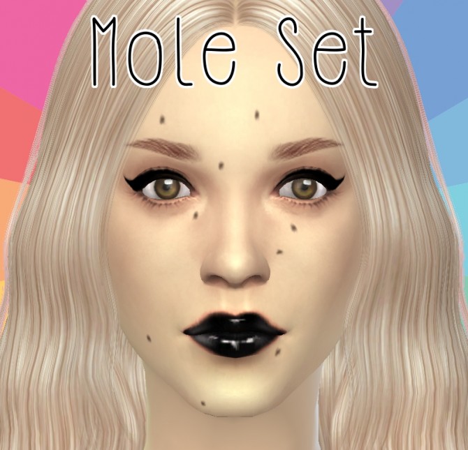 Sims 4 18 Mole Set (Male&Female) by Koodlebug at Mod The Sims