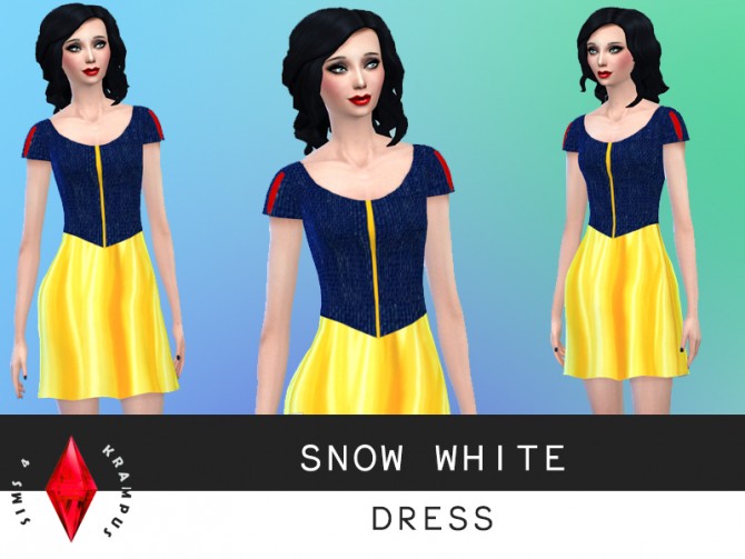 Sims 4 Snow White dress at Sims 4 Krampus