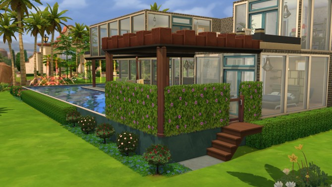 Sims 4 Villa Aquarelle by Senvidmis at Mod The Sims