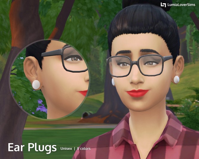 Sims 4 Ear Plugs   Piercings at LumiaLover Sims