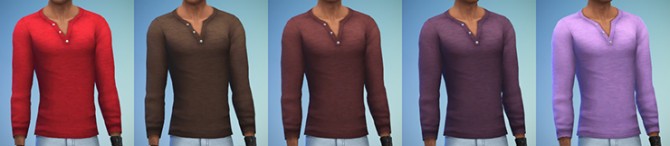 Sims 4 Basic Henley at Simsontherope