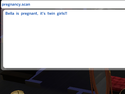 Sims 4 Pregnancy Scan Determine Gender and Number of Babies by java7nerd at Mod The Sims