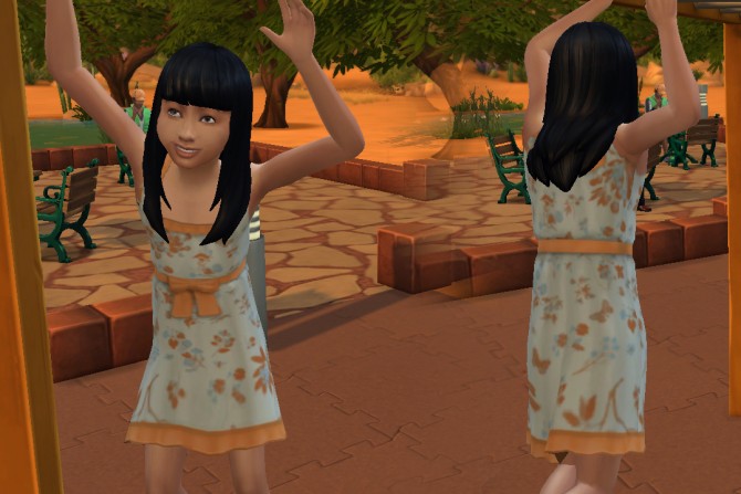 Sims 4 Summer Dress by Kiara24 at Mod The Sims
