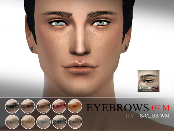 Sims 4 Eyebrows 07 M by WM S Club at TSR