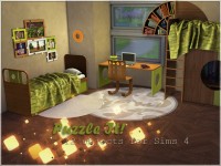 Puzzle It! bedroom set by Li.Ko at Sims Studio